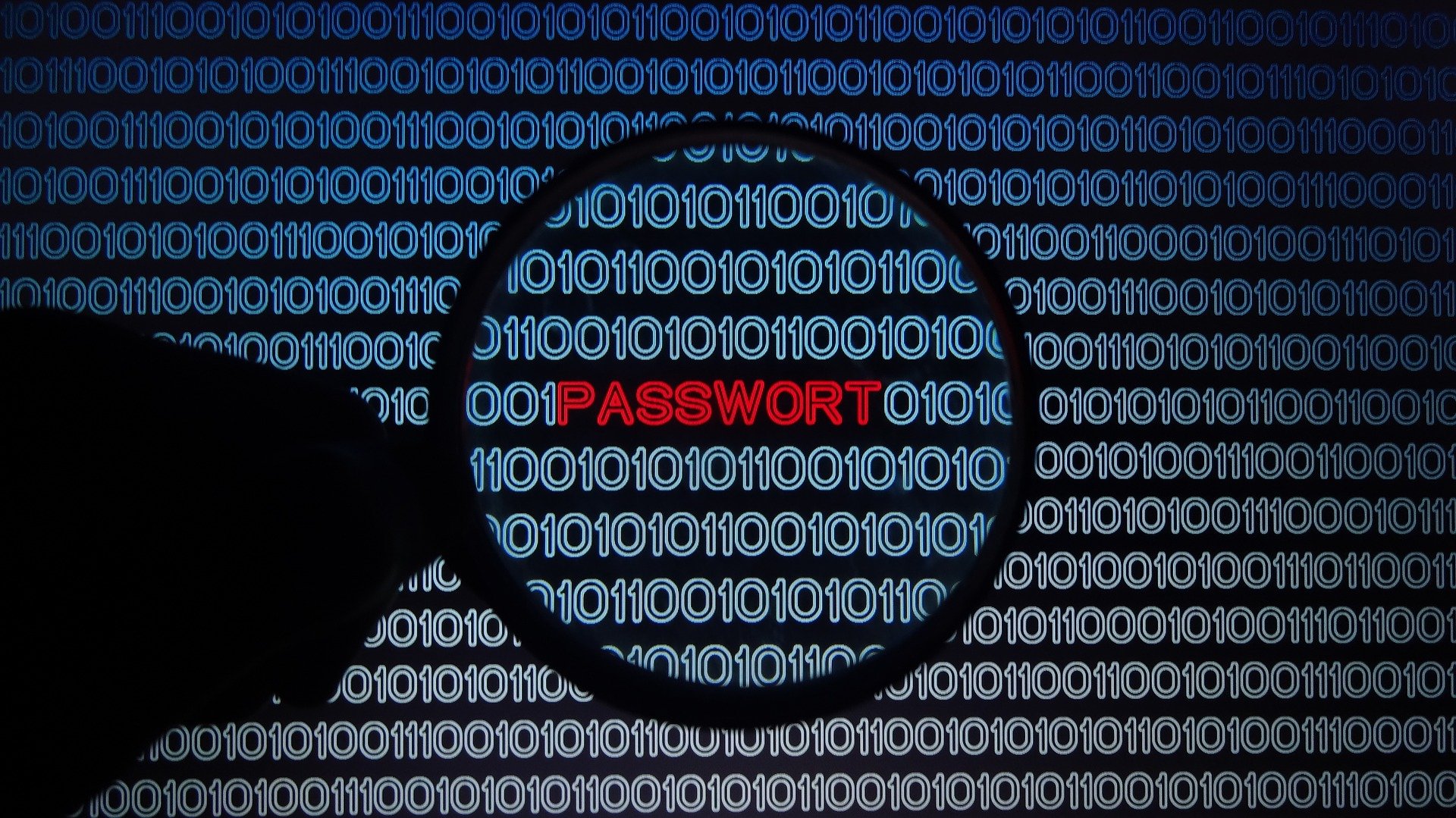 Computer screen showing password protection and digital security concept
